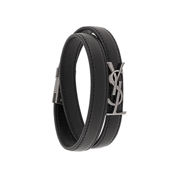 SAINT LAURENT Monogram wrap bracelet - Picture 1 of 2